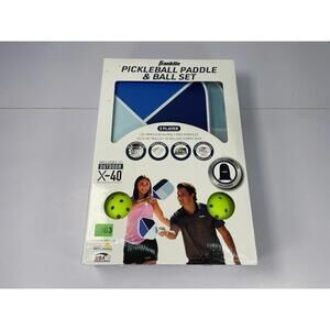 Franklin Pickleball Paddle & Ball Set 2 Player X-40 Outdoor w Carry Bag